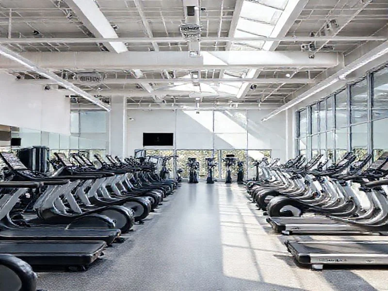 A sleek, dark interface displaying an intricate 3D data visualization. Glowing lines and geometric shapes represent performance metrics (e.g., power output curves, progress charts) overlaid onto a ghosted, wireframe rendering of a specific piece of equipment. The foreground shows a partial view of a highly polished, dark metallic fitness machine surface, subtly reflecting the data visualization.